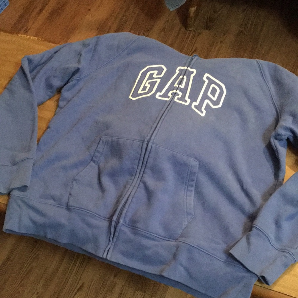 Gap hoodie xl no size tag blue